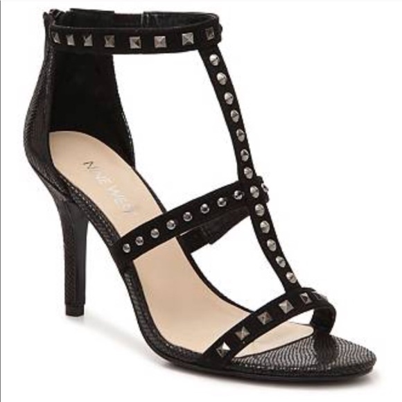 nine west studded heels
